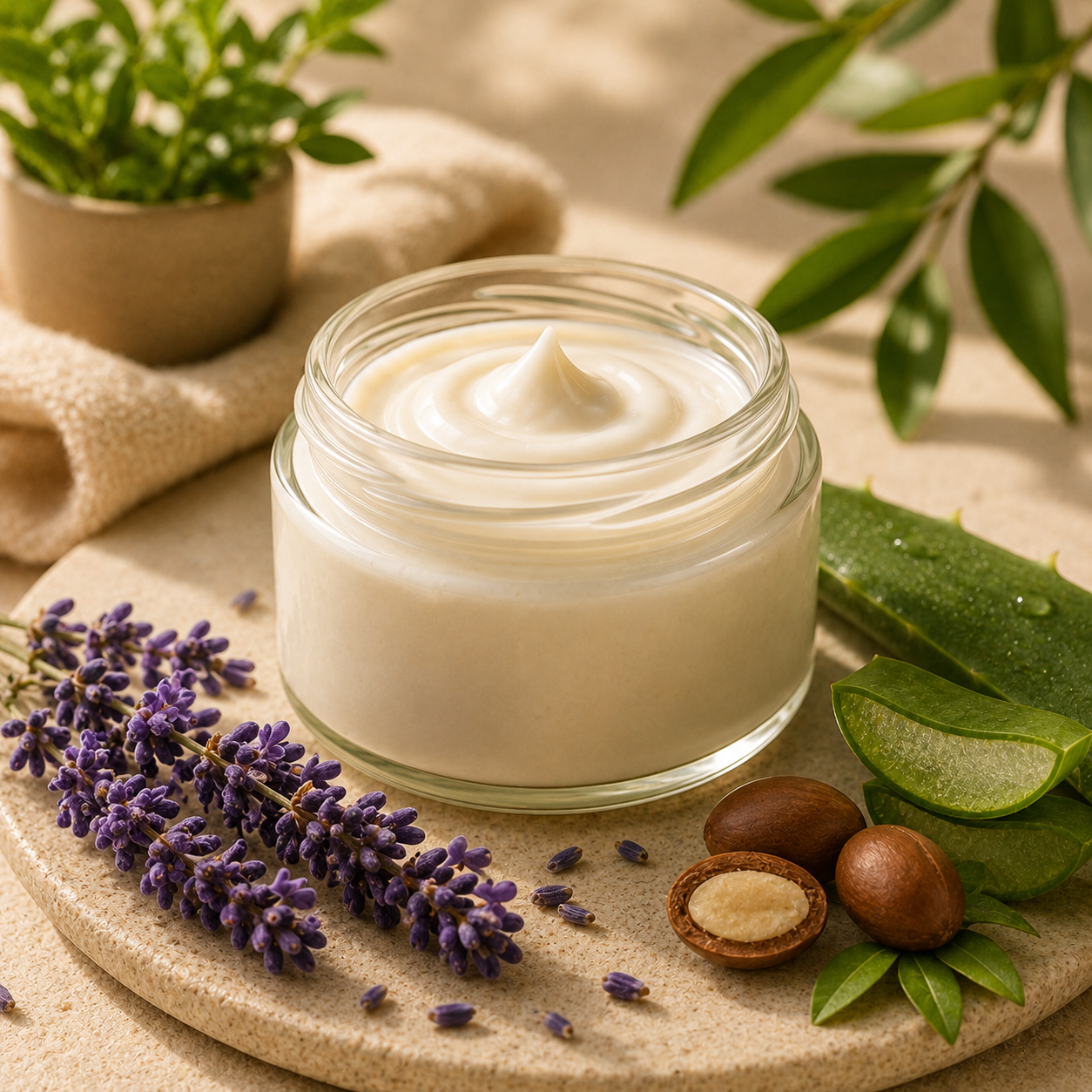 Crema Hidratante de Lavanda